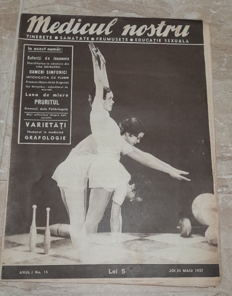 Revista Medicul nostru, anul I, nr.15/1937