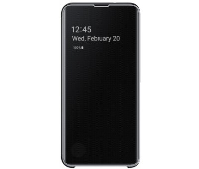 Husa de protectie Samsung S10 e clear view cover black foto