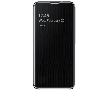 Husa de protectie Samsung S10 e clear view cover black