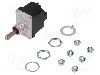 Intrerupator basculant, 3 pozitii, mod comutare (ON)-OFF-(ON), DPDT, HONEYWELL - 2TL1-7