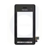 Capac frontal LG KF900 Prada II negru incl. sticla display si touchpanel