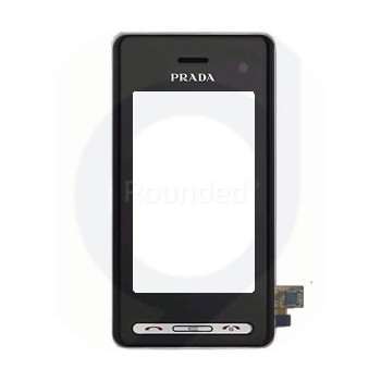 Capac frontal LG KF900 Prada II negru incl. sticla display si touchpanel foto