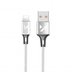 Cablu Wozinsky Cablu USB - Lightning 2.4A 2m Alb (WUC-L2W) WUC-L2R