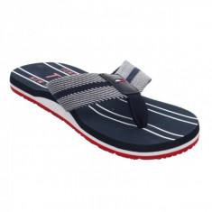 Papuci Tommy Hilfiger STRIPES PRINT BEACH SANDAL BUDDY foto