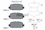 TEXTAR 2284401 set placute frana,frana disc