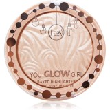 J.Cat Beauty You Glow Girl iluminator compact culoare 111 Seaside Frost 8.5 g