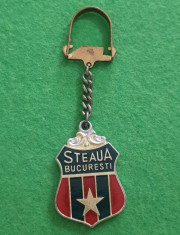 Breloc Steaua 1986 Campioana Europei Sevillia foto