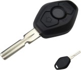 Carcasa cheie auto Techstar cu 3 butoane si lama 4 piste pentru BMW &ndash; compatibila E46, E39, E60, X3, X5
