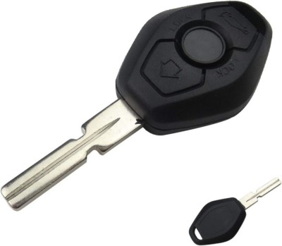Carcasa cheie auto Techstar cu 3 butoane si lama 4 piste pentru BMW &amp;ndash; compatibila E46, E39, E60, X3, X5 foto