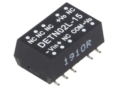 Convertor DC/DC 2W 4,5-5,5V la 15VDC și -15VDC foto