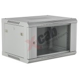Cabinet metalic de perete 19&quot;, tip rack wallmount, 6U 600x600 mm, Xcab S Gri NewTechnology Media