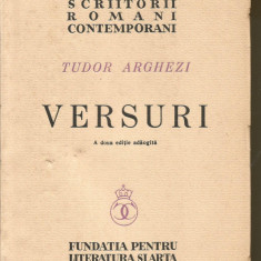 8a Tudor Arghezi- VERSURI - Editii definitive