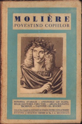 HST C3994N Moliere povestind copiilor, prelucrare de Octav Minar foto