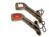 Lampa LED Gabarit Brat Cot 45 Grade Stanga LD518L, 12-30V, Omologare E9, Rosu/Transparent, Durata 50000h