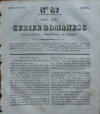 Curier romanesc , gazeta politica , comerciala si literara , nr. 47 din 1844