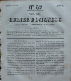 Cumpara ieftin Curier romanesc , gazeta politica , comerciala si literara , nr. 47 din 1844