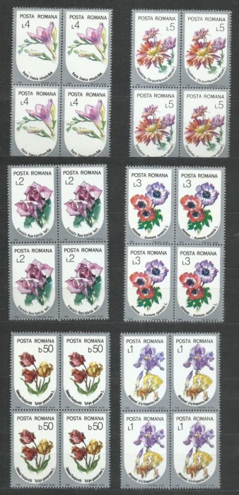 TSV$ - 1986 LP 1160 FLORI BLOC X 4 MNH/** LUX