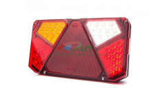 Lampa stop LED cu 6 functii stanga W125-915 (24X13.4) foto