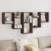 VidaXL Raft de perete, stejar maro, 159x18x66 cm, lemn compozit 853305
