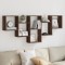 vidaXL Raft de perete, stejar maro, 159x18x66 cm, lemn compozit 853305