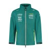 Aston Martin geacă de bărbați Rain official Teamline Replica green F1 Team 2025 - XXL