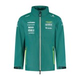 Aston Martin geacă de bărbați Rain official Teamline Replica green F1 Team 2025 - L