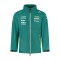 Aston Martin geacă de bărbați Rain official Teamline Replica green F1 Team 2025 - XXL