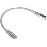 PATCH CORD S/FTP SPACER Cat6, cupru-aluminiu, 0.25 m, alb