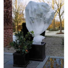 Nature Husa anti-înghet din fleece alb 4 x 6 m 30 g / m² GartenMobel Dekor