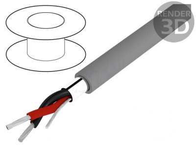 Cablu ecranat Alpha Essential 1x2x24AWG PVC foto