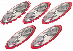 Red Technic Set de 5 lame de ferastrau circular 255/30 mm RTZTWD0082 Mobalis Homvera foto