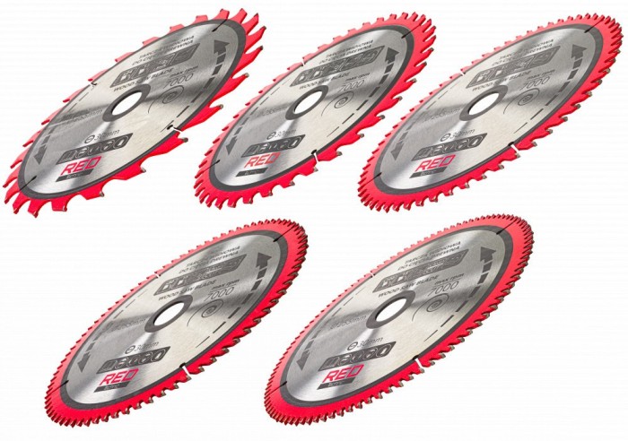 Set de 5 lame de ferăstrău circular 255/30 mm RTZTWD0082