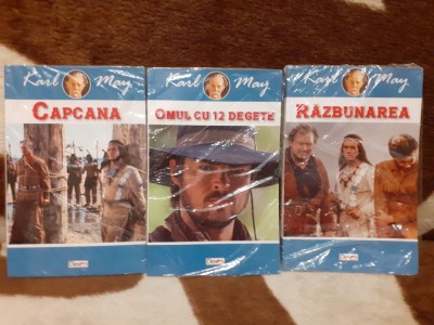 SATAN SI ISCARIOTUL CICLUL (CAPCANA/OMUL CU 12 DEGETE/RAZBUNAREA)-KARL MAY (3 VOL) foto