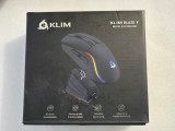 Mouse Gaming Wireless KLIM Blaze Pro, RGB, 6000 DPI, Stație &Icirc;ncărcare, Negru