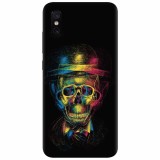 Husa silicon pentru Xiaomi Mi 8 Pro, Colorfull skull 3d