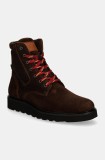 PS Paul Smith pantofi de piele intoarsa Buck barbati, culoarea maro, M2S.BUC01.NSUE