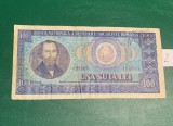 Bancnota 100 lei 1966 RSR seria 412658