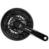 Angrenaj Shimano AFCTY501C244CLB, 24/34/42T, brate 170 mm, inel negru Ultimate FactoryBikes