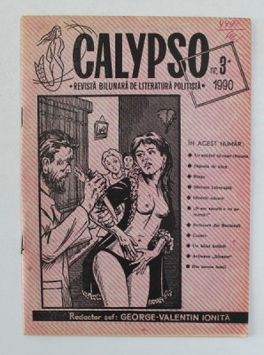 CALYPSO - REVISTA BILUNARA DE LITERATURA POLITISTA , NR. 3 , 1990 foto