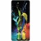 Husa silicon pentru Huawei P30 Pro, Abstract Color Bottles Splash