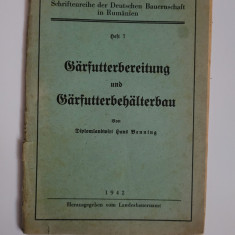 Transilvania, rara Carte despre agricultura sasilor, Sibiu, Hermannstadt, 1942