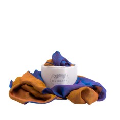 Eșarfă Sorrento unisex din mătase naturală, cu dublă față