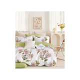 Cumpara ieftin Lenjerie de Pat Bumbac Finet cu 6 Piese Pentru Pat Dublu - SUZ74