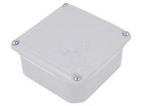 Carcasă Universală Oțel Gri IP55 IK07 105x105x49mm