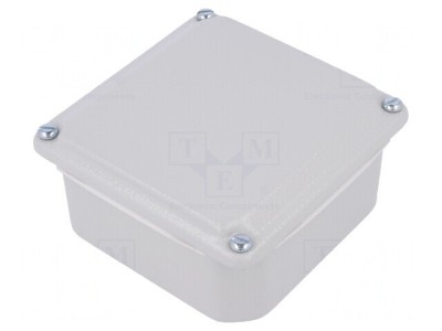 Carcasă Universală Oțel Gri IP55 IK07 105x105x49mm foto