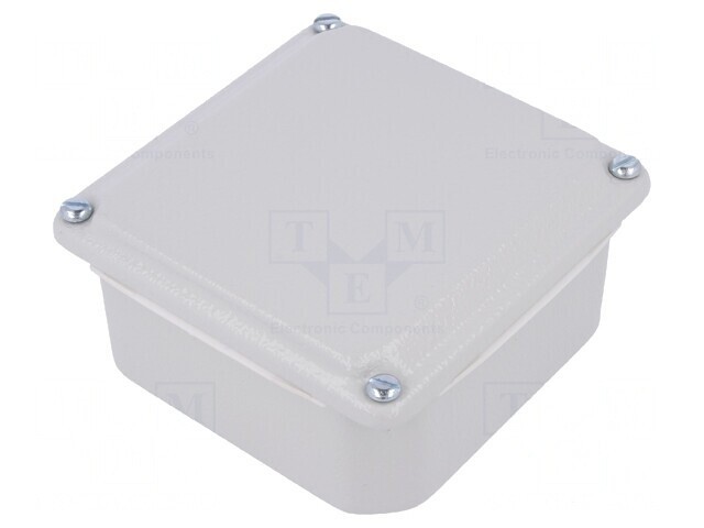 Carcasă Universală Oțel Gri IP55 IK07 105x105x49mm