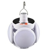 Lampa solara cu acumulator,4 brate rabatabile si 5 trepte de iluminat