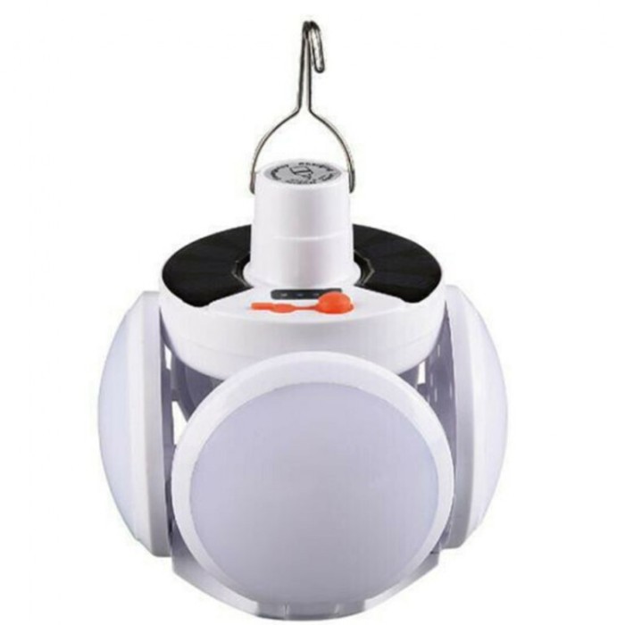 Lampa solara cu acumulator,4 brate rabatabile si 5 trepte de iluminat
