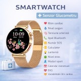 Cumpara ieftin SMARTECH SmartWatch cu Senzor Glucometru, BIA, Ritm Cardiac, Nivel Oxigen, Tensiune Arteriala, EKG, Temperatura Corporala, Apel Bluetooth, SOS, Calcul