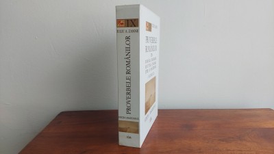 Iuliu A. Zanne - Proverbele Romanilor (Vol. IX) foto
